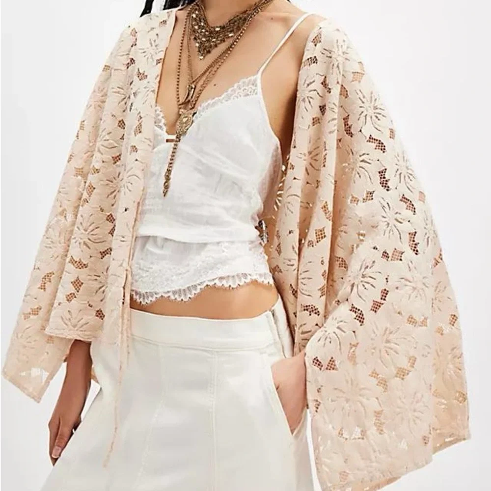 Free People Romona Lace Jacket - Picture 9 of 10